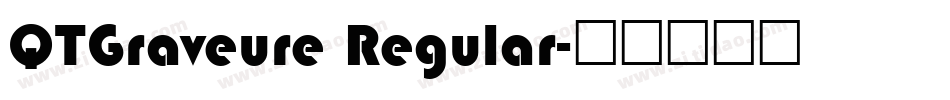 QTGraveure Regular字体转换